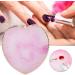 HURRISE Heart Styling Resin Nail Art Palette Delicate Colorful Paint Drawing Color Dish for Manicure DIY Color Mixing Board Nail Tips Display TrayPurple - Buy Online on GoSupps.com