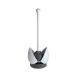 Clorox Toilet Plunger and Hideaway Caddy Bathroom Combo, White/Grey 1-Pack