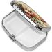 Flowers Decorative 2 Compartment Small Pill Case - Cute Travel Pill Organizer & Purse Gift - Buy Online on GoSupps.com