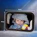 ZYBUX Back Seat Baby Mirror - Premium Black Frame for Rear Facing Child Seat - Shatterproof Design for Peace of Mind - Buy Online on GoSupps.com