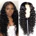 13x4 Lace Front Wigs Human Hair Loose Deep Wave Lace Frontal Wigs for Black Women Human Hair Pre Plucked Loose Deep Curly Lace Front Wig Natural Hairline Glueless 150% Density 20 Inch 20 Inch Loose Deep Wave Lace Front Wigs