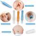 3-Piece Baby Nose Tweezers Set | Safe Plastic Non-Slip Handles | Compact Design for Gentle Ear Cleaning - Buy Online on GoSupps.com