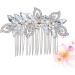 Angoily Combs for Women Wedding Hair Accessory Bridal Comb Barrettes for Women Bride Insert Comb Wedding Headdress Rhinestone Hair Comb Crystal Hair Comb Tiara Hair Accessories - Buy Online on GoSupps.com