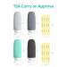 Morfone 100ml Silicone Travel Bottles Set - 4 Travel Essentials for Hand Luggage - Gray Travel Gadgets - Buy Online on GoSupps.com