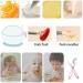 Non-Slip Silicone Baby Suction Plate Set with Divided Placemat - Green | Includes Bendable Fork & Spoon | Toddler Feeding Plate for Self Feeding Training - Buy Online on GoSupps.com