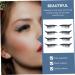 NOLITOY Makeup Eyeliner 8 Pairs Glitter Eyeliner Stickers Adhesive Eyeline Sticker Eyeliner Tape Miss Chic Fake Eyelashes 1 count (Pack of 1) As Shown - Buy Online on GoSupps.com