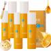 Vc Anti-Wrinkle Eye Essence Oil Lutein Eyes Essence Gel Firming Anti-Aging Improve Eyes Bags Dark Circles For Women Men (5Pcs C-030) C-030 0.4 ml (Lot de 20)