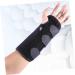 Buy Left Black Wrist Support Brace & Splint - Fixed Sleeve for Pain Relief | International Shipping Available - Buy Online on GoSupps.com