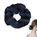Olakin Silk Hair Bobbles Ponytail Holder Hairband Hair Bobbles Girls Elastic Hair Loop Suitable for Women and Girls (Navy Blue) Blue Navy