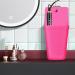 Silicone Holder for Curling & Flat Irons | Heat Resistant Pouch Organizer | Hot Pink | Hair Tool Accessory with Stainless Steel Hook - Buy Online on GoSupps.com