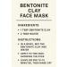 Poudre d'argile Bentonite 100 % Naturelle Argentine (100 g) pour masques faciaux d tox pour la peau enveloppements corporels cr mes peels doux gommages et savon - Buy Online on GoSupps.com
