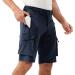 Hiauspor Men's Quick Dry Cargo Shorts - Dark Navy, X-Large - Buy Online on GoSupps.com