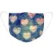 ZQP 20PCS Valentine Theme Printed Disposable_Face_Masks for Adult 3-ply Face Protection Covering with Elastic Earloop and Nose Clip for Outdoor Comfortable & High Filtration &Ventilation - Buy Online on GoSupps.com