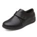 NVBHOF Men  s Diabetic Orthopedic Slippers with Memory Foam Hook and Loop Extra Wide Closed Toe Soft Indoor Shoes for Elderly Swollen Feet Plantar Fasciitis 6.5 Black
