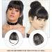 Clip-in Human Hair Bangs | Wig-Air Bangs Hairpieces for Girls & Women - International Shipping Available - Buy Online on GoSupps.com