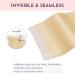 Maxfull Bleach Blonde Remy Human Tape In Hair Extensions - 16 Inch, 50g (20pcs) - Ideal for Thin Fine Hair - Buy Online on GoSupps.com