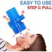 20pcs CPR Filtering Mask Accessory Professional Cardiopulmonary Resuscitation Face Shield Replacement One Way Valve Mouthpower to Breathe Resuscitator (Blue) - Buy Online on GoSupps.com