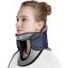 Esasam neck traction device nude tendon to relieve neck and shoulder pain neck care tool cervical traction for adult students (color: Blu)