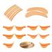 Libeauty LIBeauty Eyelash Lift Accessories with Eyelash Lift Pads Lash Lift Tapes Reusable Pads for Lash Perm and Eyelash Lift - (Orange)