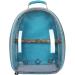 ARTOCT Lightweight Bird Carrier Transparent Outdoor Pet Parrot Travel Backpack Breathable Parrot Bird Carrier Bag Space Capsule Suitable for Parrot Pets and Bird Habitat Light Blue