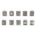 10Pcs Viking Beard Beads & Compass Pendant Set for Men - DIY Bracelet Jewelry Pendants - Norse Dreadlock Hair Tube Beads - Buy Online on GoSupps.com