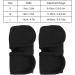 2Pcs Adjustable Dog Cat Leg Brace Elastic Warm Knee Pads for Surgery Wound Support and Stability for Injury Recovery Prevent Licking (Black) - Buy Online on GoSupps.com