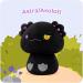 Mewaii 8'' Black Devil Axolotl Mushroom Plushie Stuffed Animal Pillow Toy - Buy Online on GoSupps.com