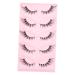 FRCOLOR 5 Pairs False Lashes Fake Eyelashes Bulk Eyelashes Eyelash Strips Eye Lash Extension Lashes Strip Lashes in Bulk Eye Lashes Makeup Lash Artificial Fiber Cosmetics End of Eye