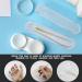 Fercaish Oversized Contact Lenses Tweezers | Plastic Flat Pointed Suction Clamp with Case - Perfect for Travel (White) - Buy Online on GoSupps.com