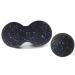 Fascia training set Klein Faszien role fascia ball set (single ball + double ball) massage ball fascia ball trigger point release lacrosse ball for spine neck blue