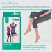 Juzo Dynamic Varin 3512 Knee Highs 30-40 mmHg Open Toe Silicone Band Black 3 Petite - Optimal Compression for Comfort - Buy Online on GoSupps.com