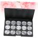Beavorty 3pcs 15 Eyeshadow Travel Cosmetic Case Empty Makeup Empty Cosmetic Eye Shadow Foundation Concealer 1 count (Pack of 1) Silverx3pcs - Buy Online on GoSupps.com