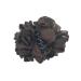 Pudwy Large Silk Flower Bow Hair Claw Jaw Clips for Women Hair Clamps Girls' Wedding Barrettes Hair Accessories Brown