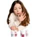 Nailmatic Kids Pink Paint Set - 5 Non-Toxic Nail Polishes for Children - Glitter Varnish - Safe Makeup for Ages 3+ - Buy Online on GoSupps.com