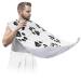 Beard Bib Apron Beard Bib Hair Catcher for Men Shaving and Trimming Non-Stick Waterproof Beard Cape Grooming Cloth Cats Dog Paw Print