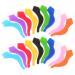 Milisten 40pcs Sports Eyeglass Strap Holder Silicone Ear Hook Eyeglass Sleeve for Kids and Adults Mixed Colors