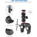 SMALLRIG Super Camera Clamp Mount Double Ball Head Adapter for Ronin-M/Insta360/Gopro - 1138 - Buy Online on GoSupps.com