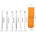 Qmisify Ear Wax Removal Tool - Stainless Steel Ear Cleaning Kit with PU Bag - Safe & Effective Adult Ear Wax Remover - Yellow - Buy Online on GoSupps.com