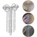 Tassel Edge Clip Sparkly Barrettes Hair Clips for Bows Girl Bobby Pin Unique Hair Clip Big Bow Hair Clips Crystal Hair Pin Rhinestone Hair Bow Clip Rhinestones Miss Bun Shiny - Buy Online on GoSupps.com