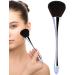 Blush Brush for Cheeks | Portable Slim Powder Makeup Brush | Powder Foundation & Cosmetic Brushes Face Makeup Tool for Contouring & Defining grey blue - Buy Online on GoSupps.com