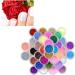Nail Art Powder 45 Colors Nail Glitter Pigment Dust Manicure DIY Decorations Nail Art Powder - Buy Online on GoSupps.com