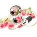 LRUIOMVE Friendship Gift Compact Pocket Cosmetic Mirror - Silver Engraved Travel Makeup Mirror for Sister, Women, Friends - Birthday, Christmas, Graduation - Buy Online on GoSupps.com