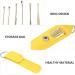 Healifty Stainless Steel Ear Wax Removal Tool Set - 4 Pcs Golden Spiral Ear Cleaner & Ear Picks - 11.5X2.7X1cm - Buy Online on GoSupps.com