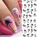 2pcs Tropical Palm Summer Tree 3D Self-Adhesive Nail Stickers - DIY Beauty Decal for Manicure - 2022 Beach Nail Decals - Buy Online on GoSupps.com