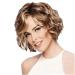 Yoyyg natural loose dark blonde wigs for women artificial hair brunette wigs women short curly wig cosplay wig wing hair replacement wig