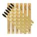 Super Hard Toothbrush Bamboo Toothbrush For Adult Hard Bristles Manual Toothbrush Pack of 6