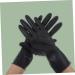 Vintorky Hair Shampoo Gloves - 3 Pairs Kitchen & Hair Dye Rubber Gloves | Reusable Black Gloves with Color Attachment - Buy Online on GoSupps.com