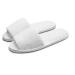 echoapple 5 Pairs of Deluxe Open Toe White Slippers for Spa  Party Guest  Hotel and Travel (Medium  White-5 Pairs)