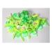 RBN Jungle Animal Theme Baby Shower | Jungle Safari Noah's | Set of 12 Diamond Cut Pacifiers Necklace | Baby Shower Decorations | Favors | Prize green 1 Count (Pack of 12)