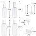 9-Piece Travel Bottle Set - PBA-Free Travel Containers for Cosmetics Creams Lotions & Shampoos - Perfect for Hand Luggage - Buy Online on GoSupps.com
